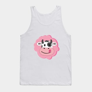 Cow Face Tank Top